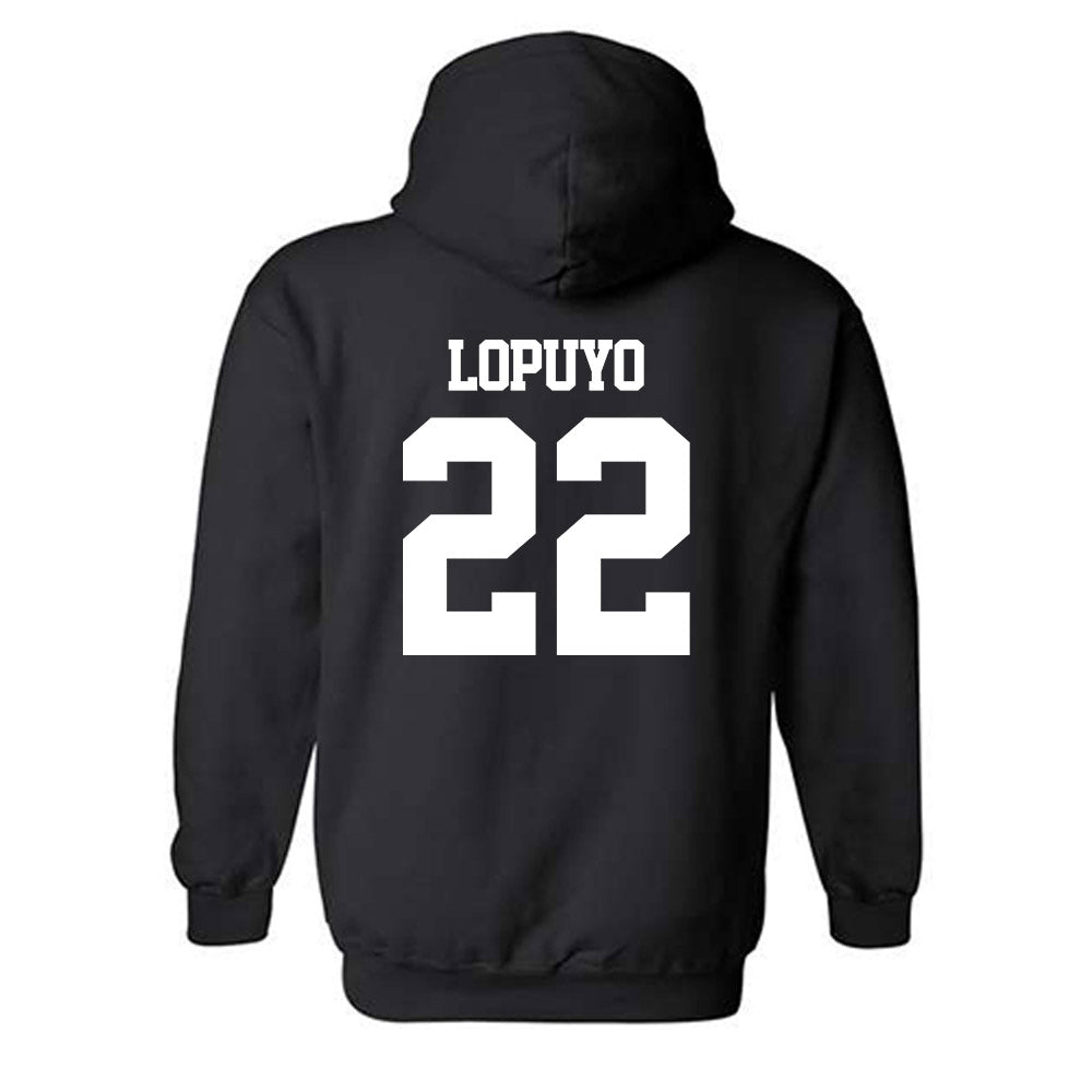 Georgia Tech - NCAA Women's Volleyball : Ital Lopuyo - Classic Fashion Shersey Hooded Sweatshirt-1