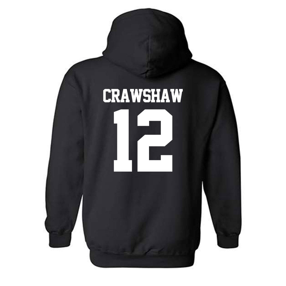 Georgia Tech - NCAA Women's Basketball : Jada Crawshaw - Classic Fashion Shersey Hooded Sweatshirt-1