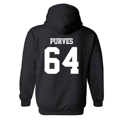 Georgia Tech - NCAA Football : Ryan Purves - Classic Fashion Shersey Hooded Sweatshirt-1