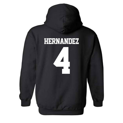 Georgia Tech - NCAA Baseball : Alex Hernandez - Classic Fashion Shersey Hooded Sweatshirt-1