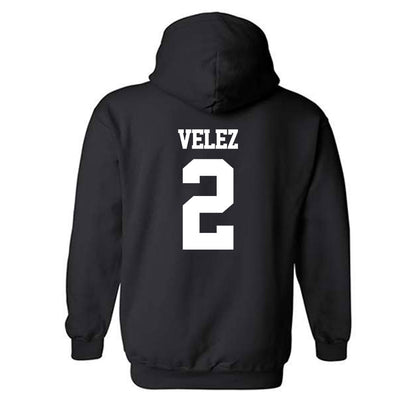 Georgia Tech - NCAA Women's Volleyball : Sofia Velez - Classic Fashion Shersey Hooded Sweatshirt-1