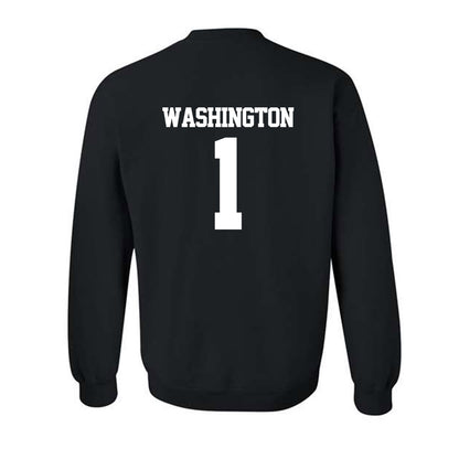 Georgia Tech - NCAA Men's Basketball : Lamar Washington - Classic Fashion Shersey Crewneck Sweatshirt-1