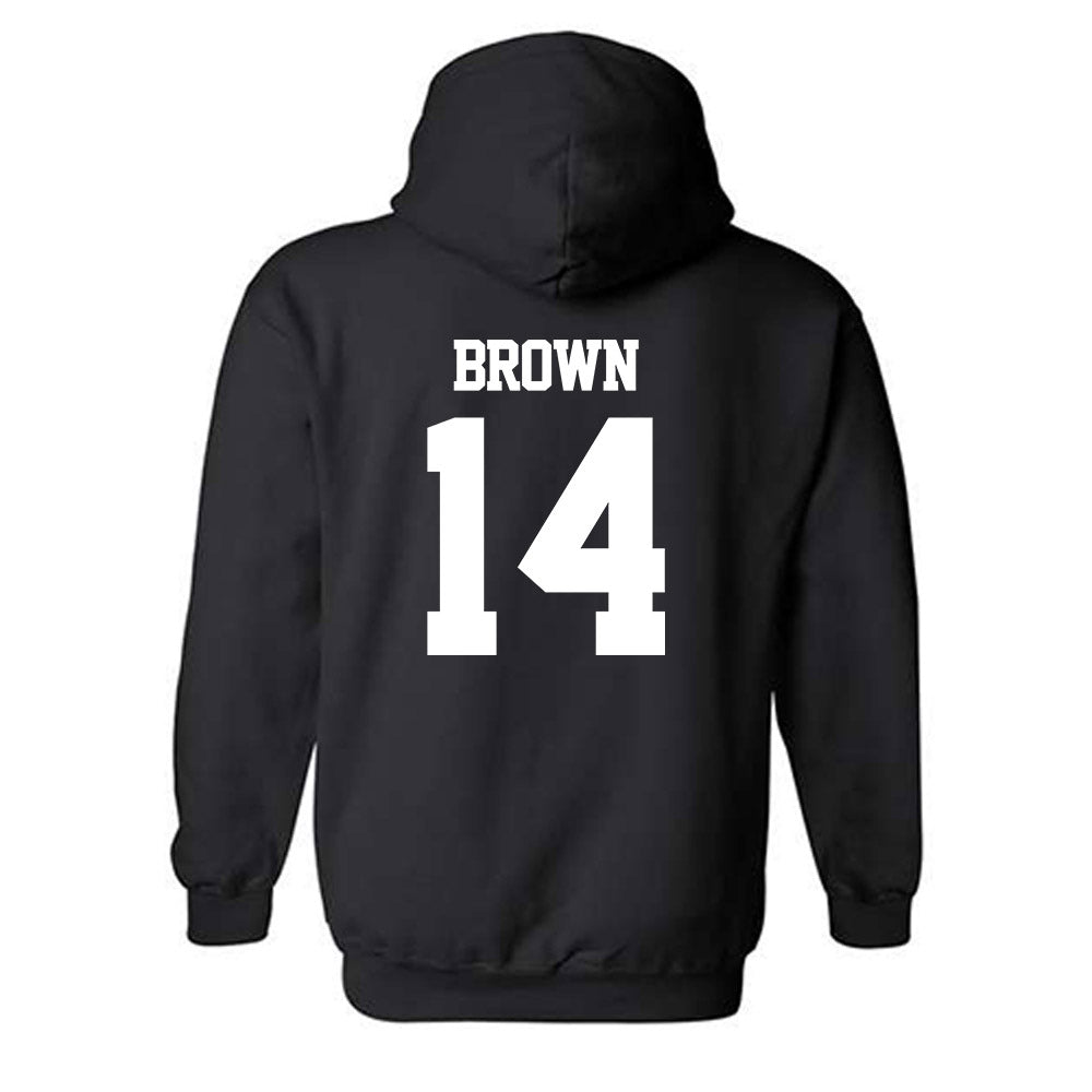 Georgia Tech - NCAA Baseball : Cade Brown - Classic Fashion Shersey Hooded Sweatshirt-1