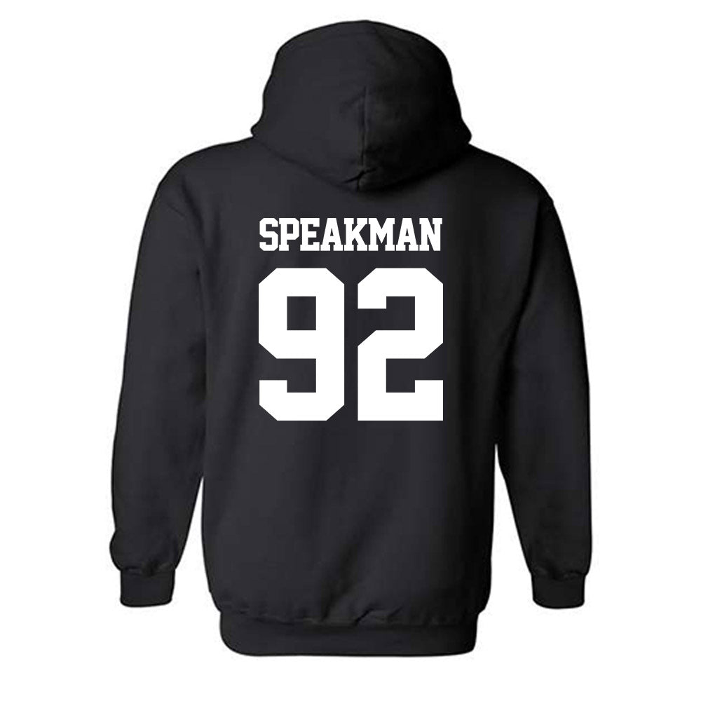 Georgia Tech - NCAA Football : Christian Speakman - Classic Fashion Shersey Hooded Sweatshirt-1