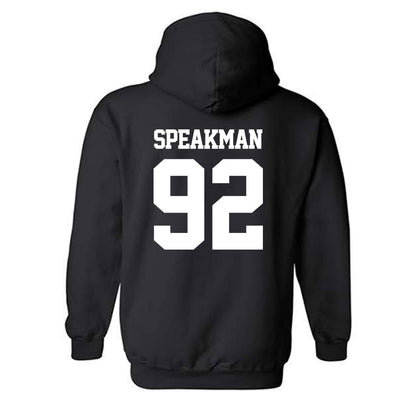 Georgia Tech - NCAA Football : Christian Speakman - Classic Fashion Shersey Hooded Sweatshirt-1