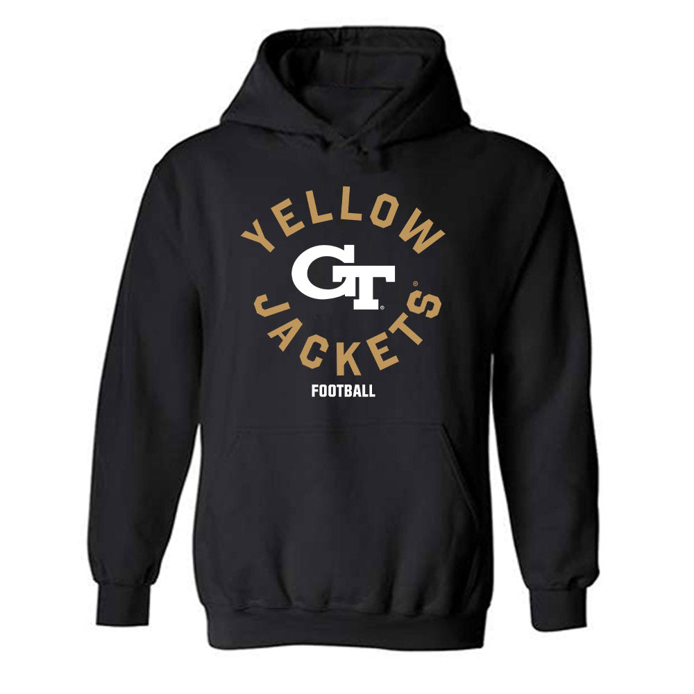 Georgia Tech - NCAA Football : Joseph Ionata - Classic Fashion Shersey Hooded Sweatshirt-0