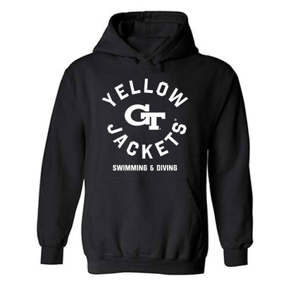 Georgia Tech - NCAA Women's Swimming & Diving : MaryGrace Guzzino - Classic Fashion Shersey Hooded Sweatshirt-0