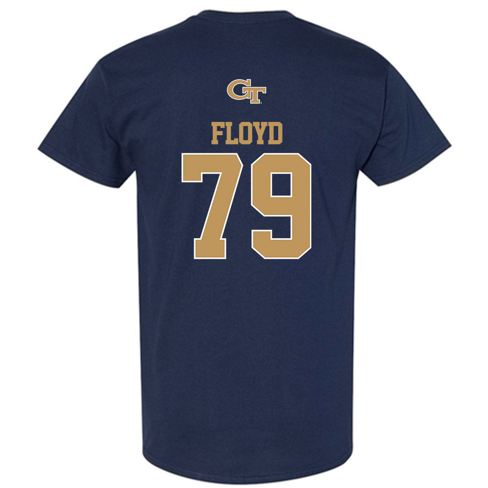 Georgia Tech - NCAA Football : Jordan Floyd - Classic Shersey T-Shirt-1