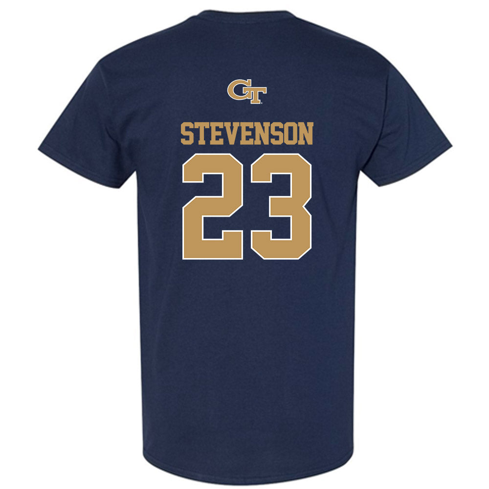 Georgia Tech - NCAA Football : Traeviss Stevenson - Classic Shersey T-Shirt-1