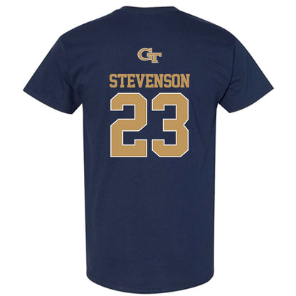 Georgia Tech - NCAA Football : Traeviss Stevenson - Classic Shersey T-Shirt-1