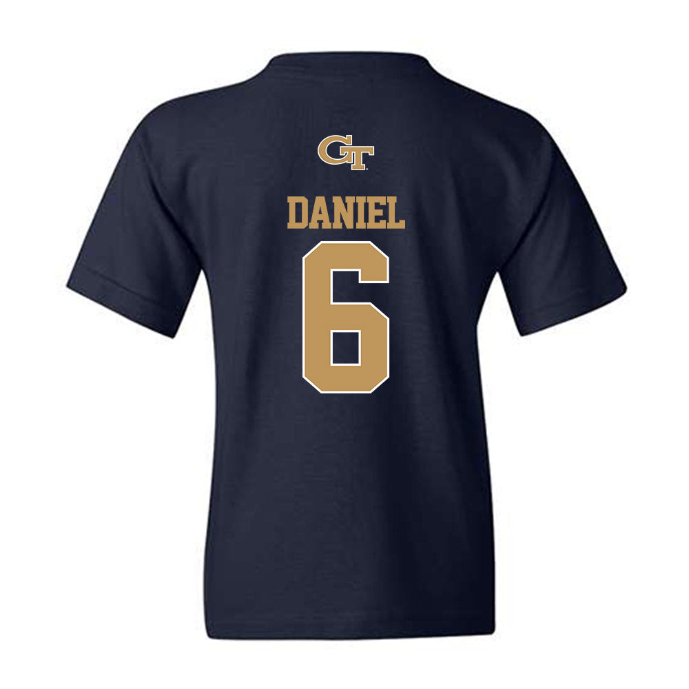 Georgia Tech - NCAA Baseball : Caleb Daniel - Classic Shersey Youth T-Shirt-1
