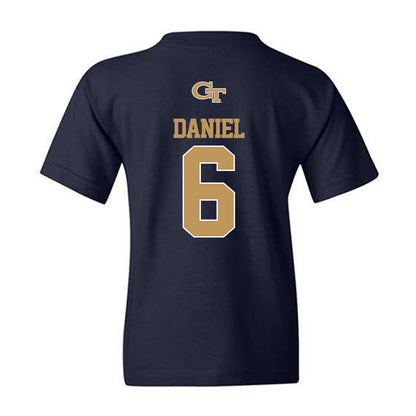 Georgia Tech - NCAA Baseball : Caleb Daniel - Classic Shersey Youth T-Shirt-1