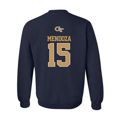 Georgia Tech - NCAA Football : Alberto Mendoza - Classic Shersey Crewneck Sweatshirt-1