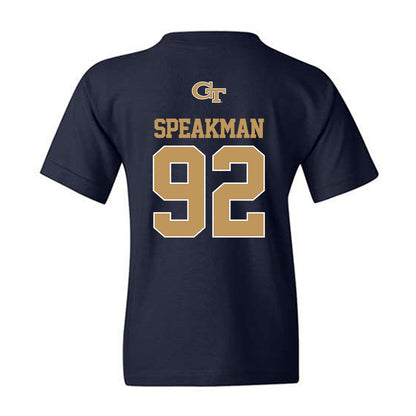Georgia Tech - NCAA Football : Christian Speakman - Classic Shersey Youth T-Shirt-1