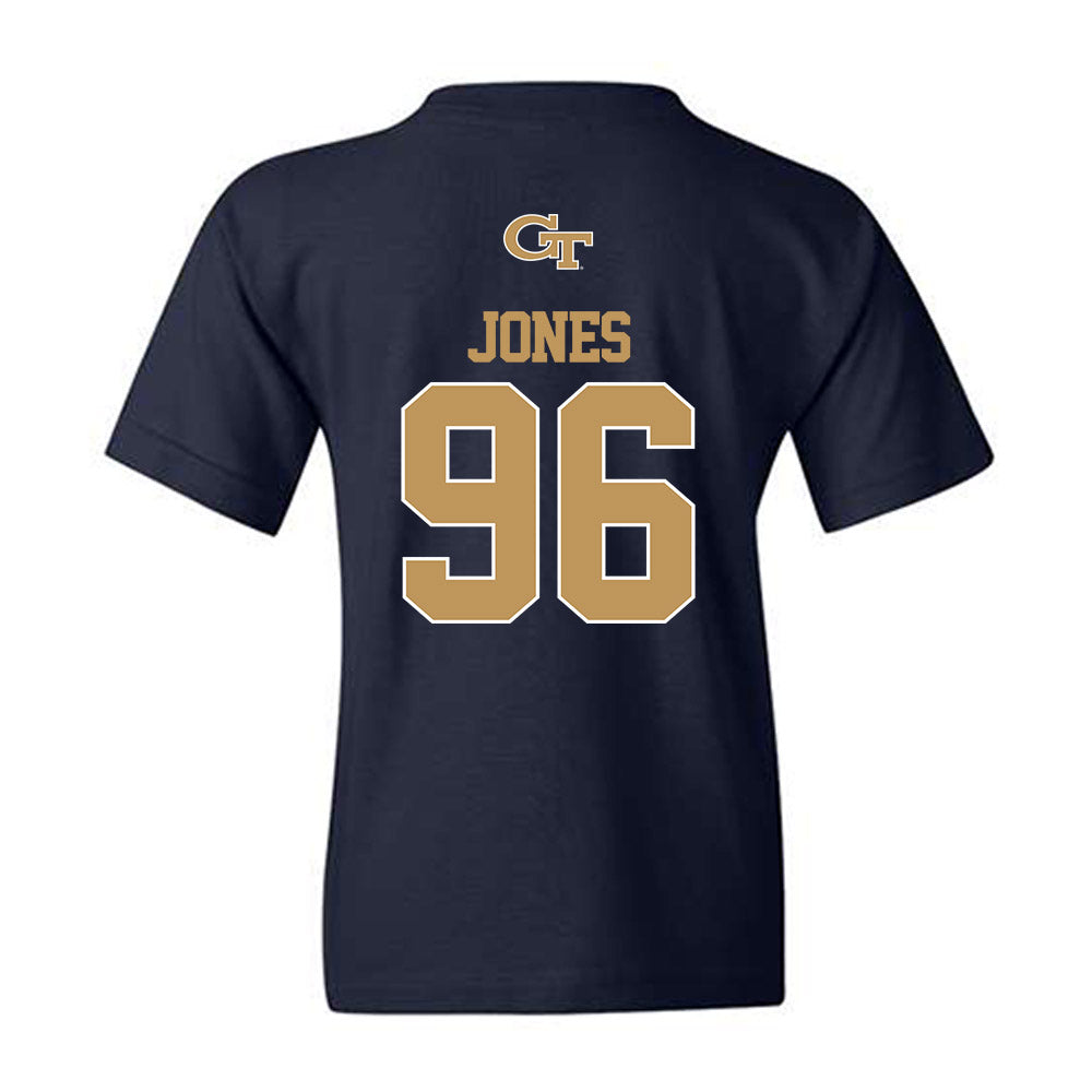 Georgia Tech - NCAA Football : Shymeik Jones - Classic Shersey Youth T-Shirt-1