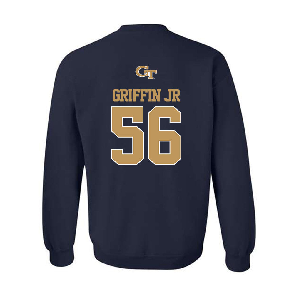 Georgia Tech - NCAA Football : Tim Griffin Jr - Classic Shersey Crewneck Sweatshirt-1