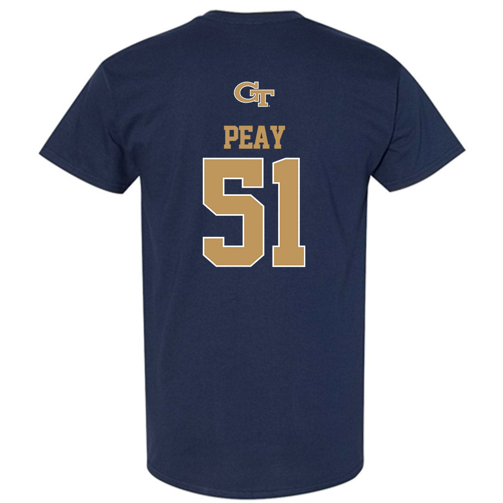 Georgia Tech - NCAA Football : Kevin Peay - Classic Shersey T-Shirt-1