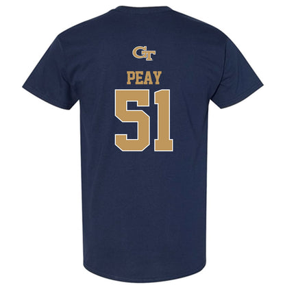 Georgia Tech - NCAA Football : Kevin Peay - Classic Shersey T-Shirt-1