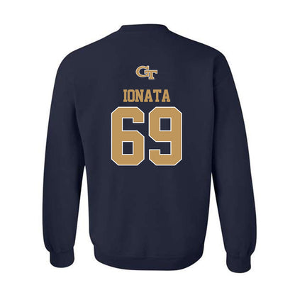 Georgia Tech - NCAA Football : Joseph Ionata - Classic Shersey Crewneck Sweatshirt-1