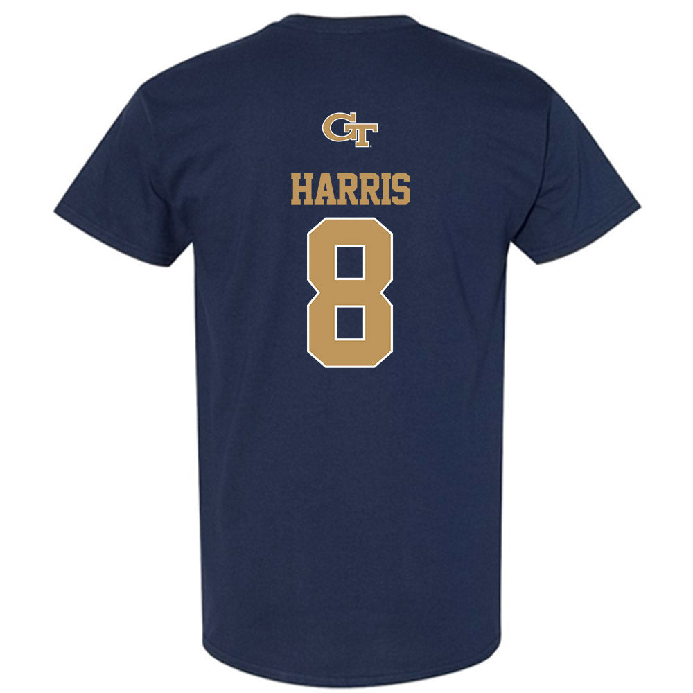 Georgia Tech - NCAA Football : Gavin Harris - Classic Shersey T-Shirt-1