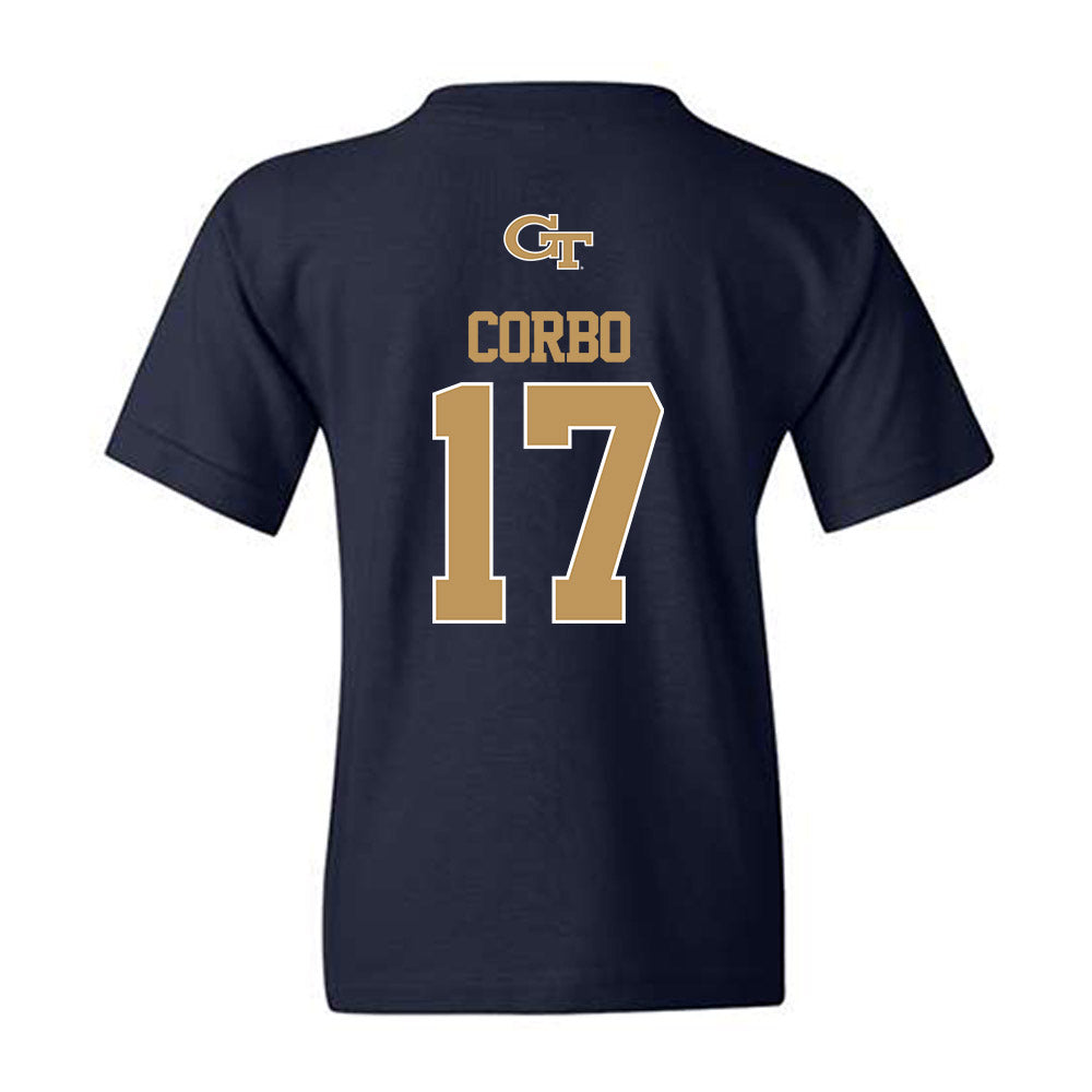 Georgia Tech - NCAA Football : Chris Corbo - Classic Shersey Youth T-Shirt-1