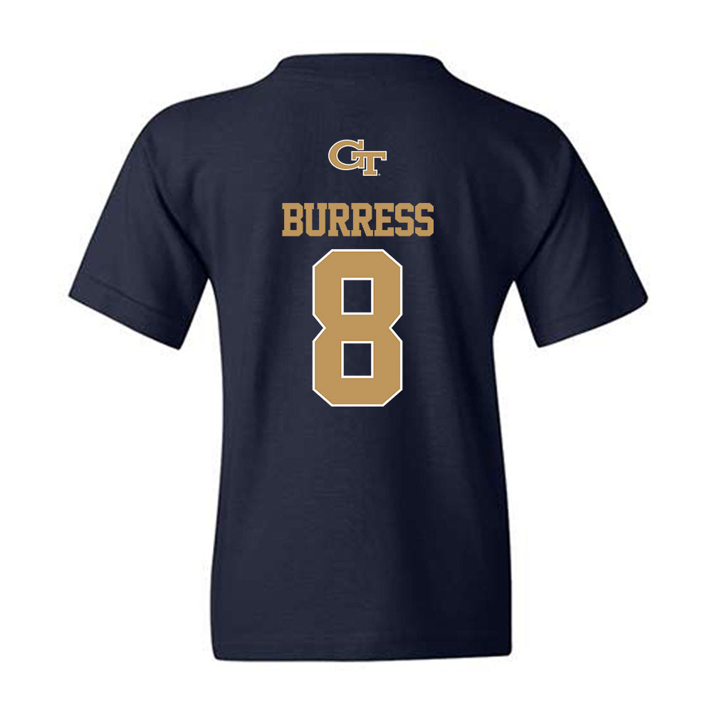 Georgia Tech - NCAA Baseball : Drew Burress - Classic Shersey Youth T-Shirt-1