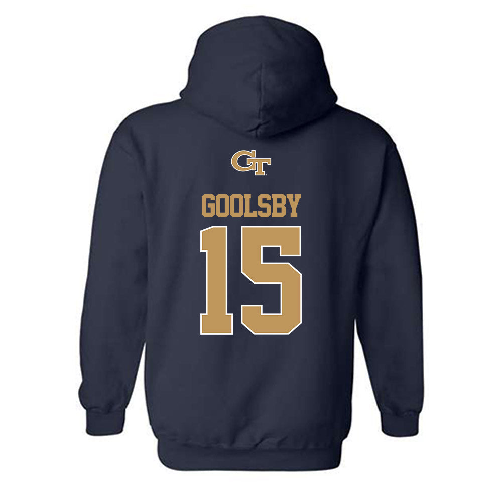 Georgia Tech - NCAA Women's Volleyball : Ashlyn Goolsby - Classic Shersey Hooded Sweatshirt-1