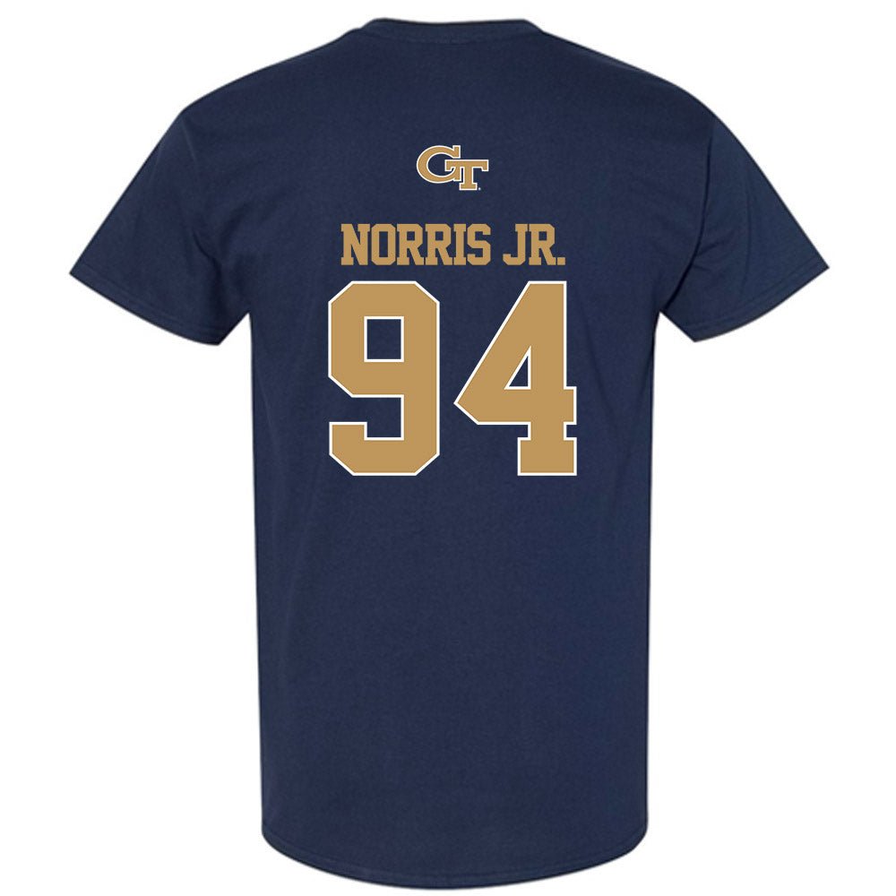 Georgia Tech - NCAA Football : Derry Norris Jr. - Classic Shersey T-Shirt-1