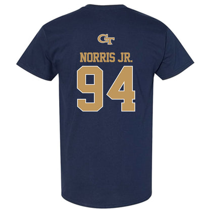 Georgia Tech - NCAA Football : Derry Norris Jr. - Classic Shersey T-Shirt-1