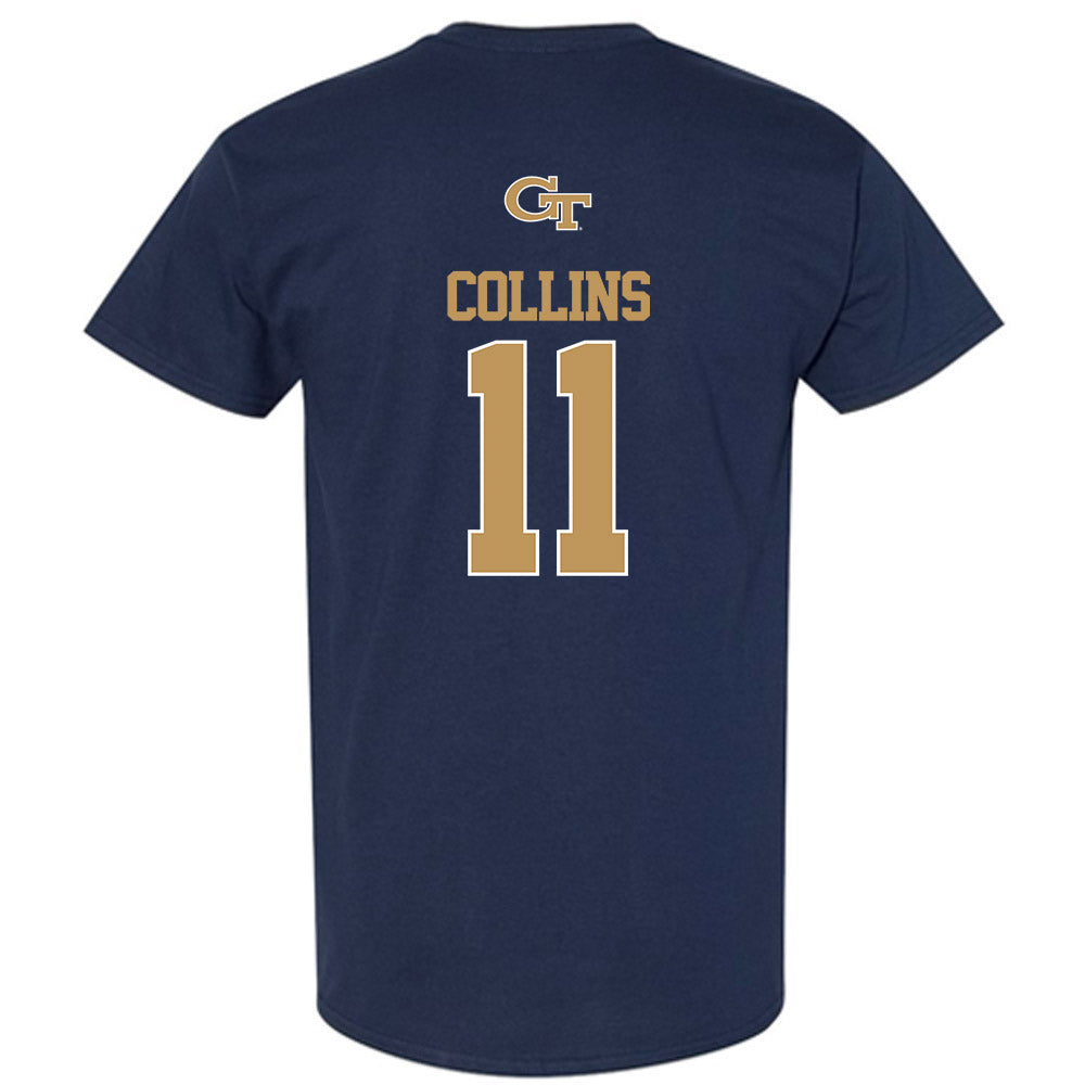 Georgia Tech - NCAA Football : Darnell Collins - Classic Shersey T-Shirt-1