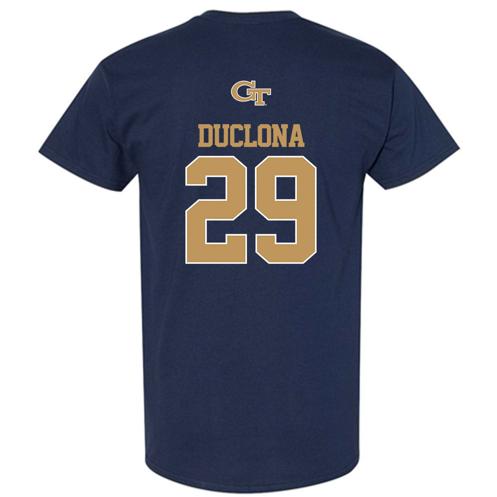 Georgia Tech - NCAA Football : Jonas Duclona - Classic Shersey T-Shirt-1