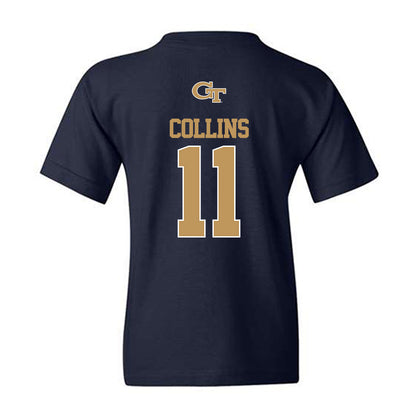 Georgia Tech - NCAA Football : Darnell Collins - Classic Shersey Youth T-Shirt-1