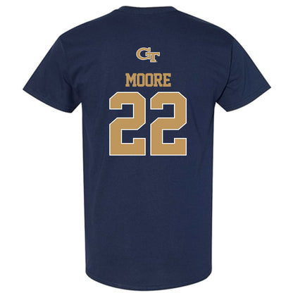Georgia Tech - NCAA Football : D.J. Moore - Classic Shersey T-Shirt-1