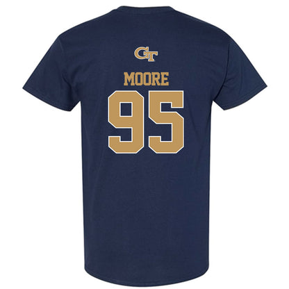 Georgia Tech - NCAA Football : Jason Moore - Classic Shersey T-Shirt-1