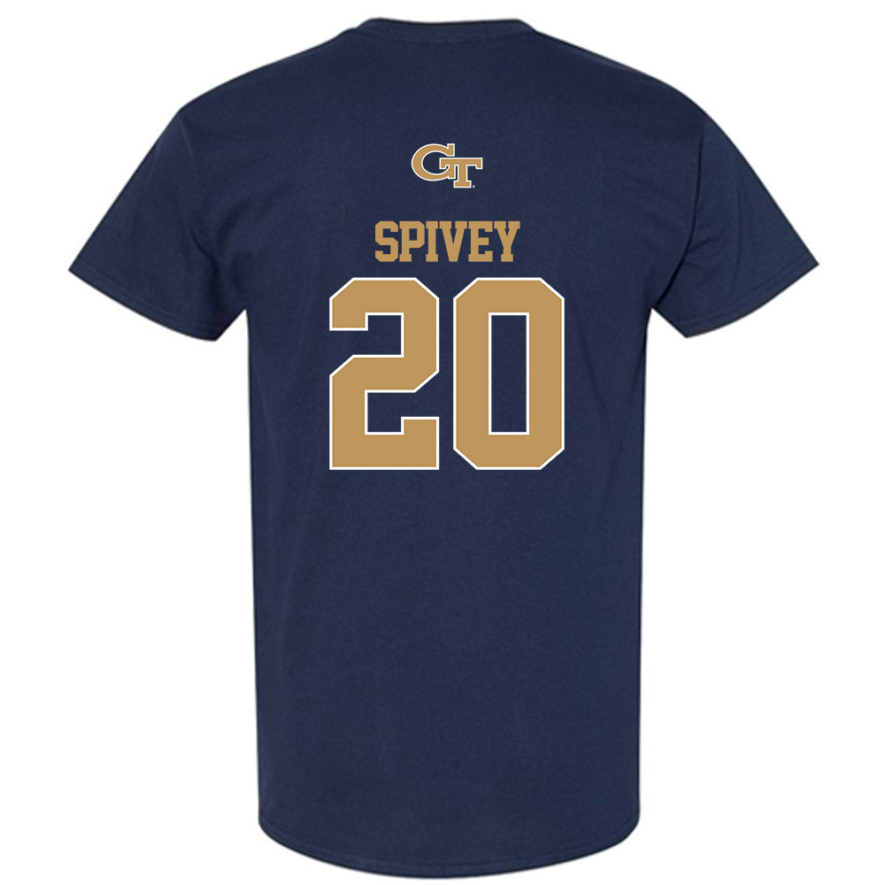 Georgia Tech - NCAA Baseball : Caden Spivey - Classic Shersey T-Shirt-1