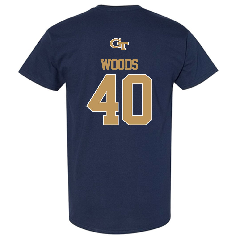 Georgia Tech - NCAA Football : Jordan Woods - Classic Shersey T-Shirt-1