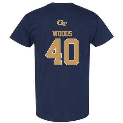 Georgia Tech - NCAA Football : Jordan Woods - Classic Shersey T-Shirt-1