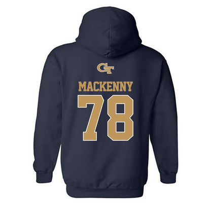 Georgia Tech - NCAA Football : Ethan Mackenny - Classic Shersey Hooded Sweatshirt-1