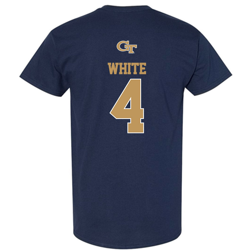 Georgia Tech - NCAA Football : Daiquan White - Classic Shersey T-Shirt-1