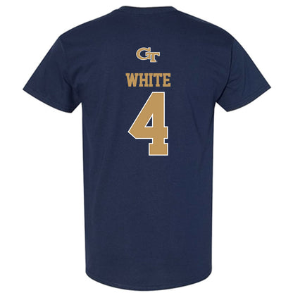 Georgia Tech - NCAA Football : Daiquan White - Classic Shersey T-Shirt-1