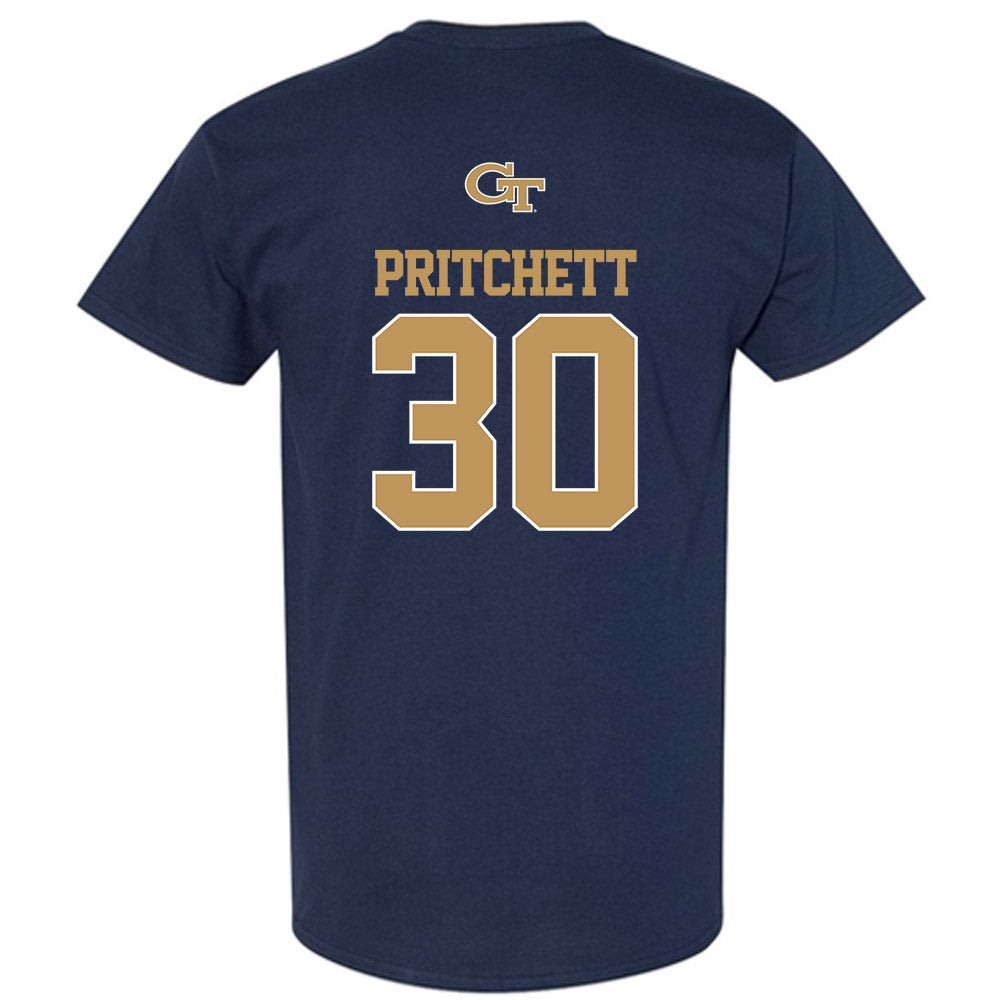 Georgia Tech - NCAA Football : Lawson Pritchett - Classic Shersey T-Shirt-1