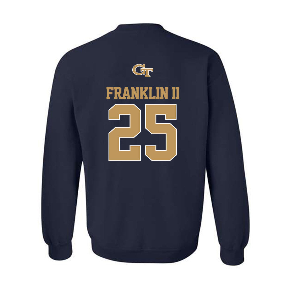 Georgia Tech - NCAA Football : Cedric Franklin Ii - Classic Shersey Crewneck Sweatshirt-1