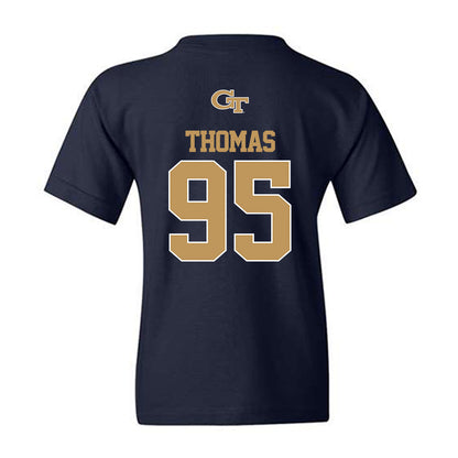 Georgia Tech - NCAA Football : Tawfiq Thomas - Classic Shersey Youth T-Shirt-1