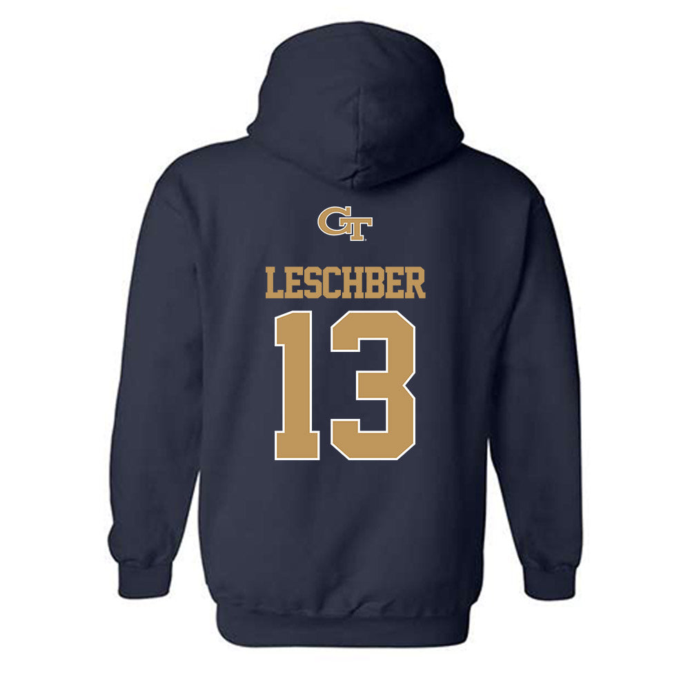 Georgia Tech - NCAA Softball : Addison Leschber - Classic Shersey Hooded Sweatshirt-1