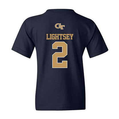 Georgia Tech - NCAA Football : Ej Lightsey - Classic Shersey Youth T-Shirt-1
