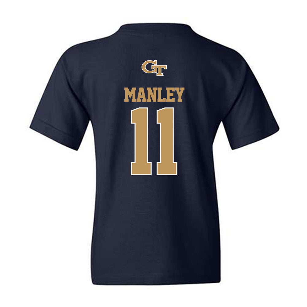 Georgia Tech - NCAA Football : Brayden Manley - Classic Shersey Youth T-Shirt-1