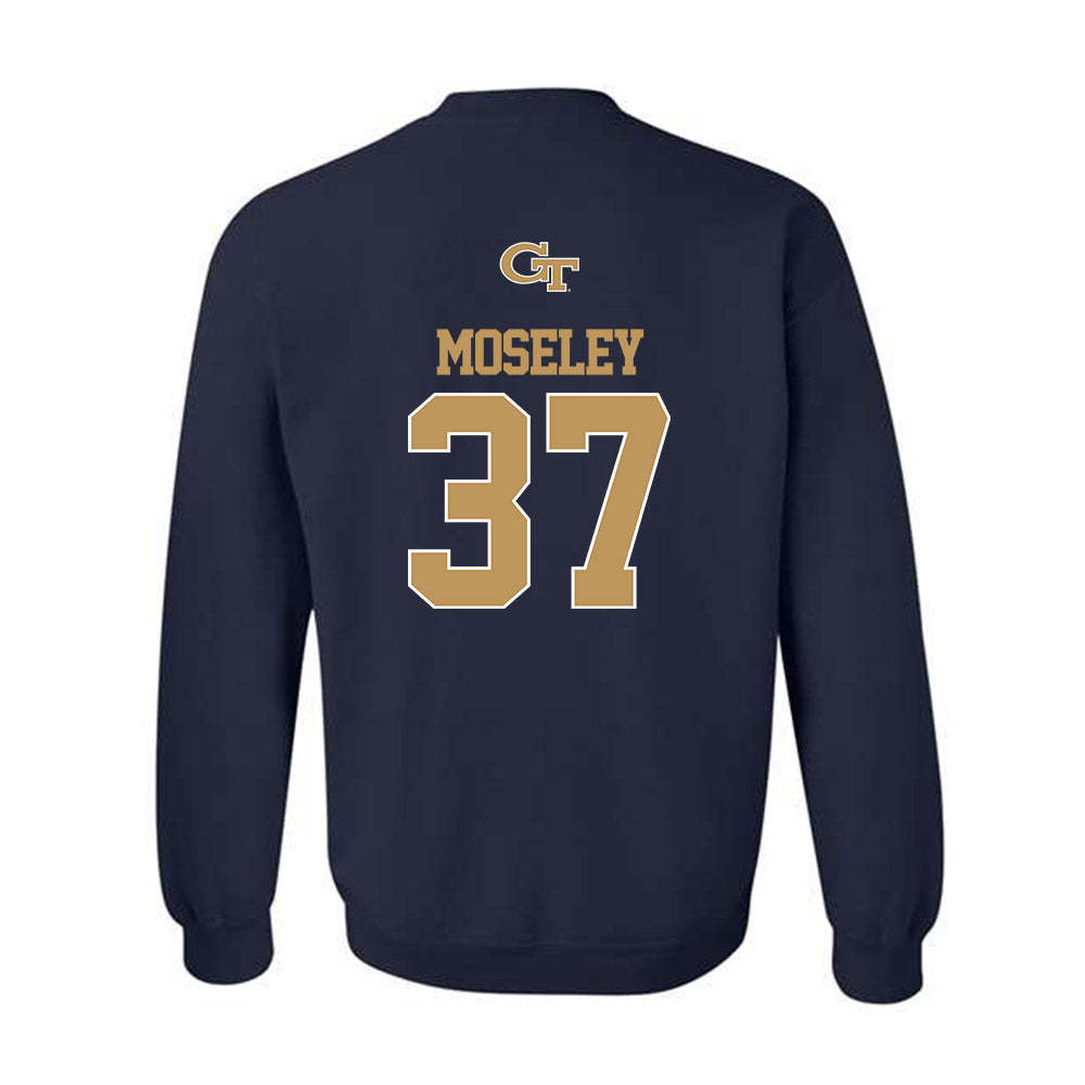 Georgia Tech - NCAA Football : Joseph Moseley - Classic Shersey Crewneck Sweatshirt-1