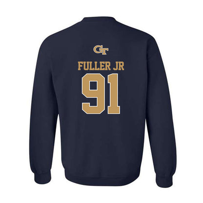 Georgia Tech - NCAA Football : Andre Fuller Jr - Classic Shersey Crewneck Sweatshirt-1