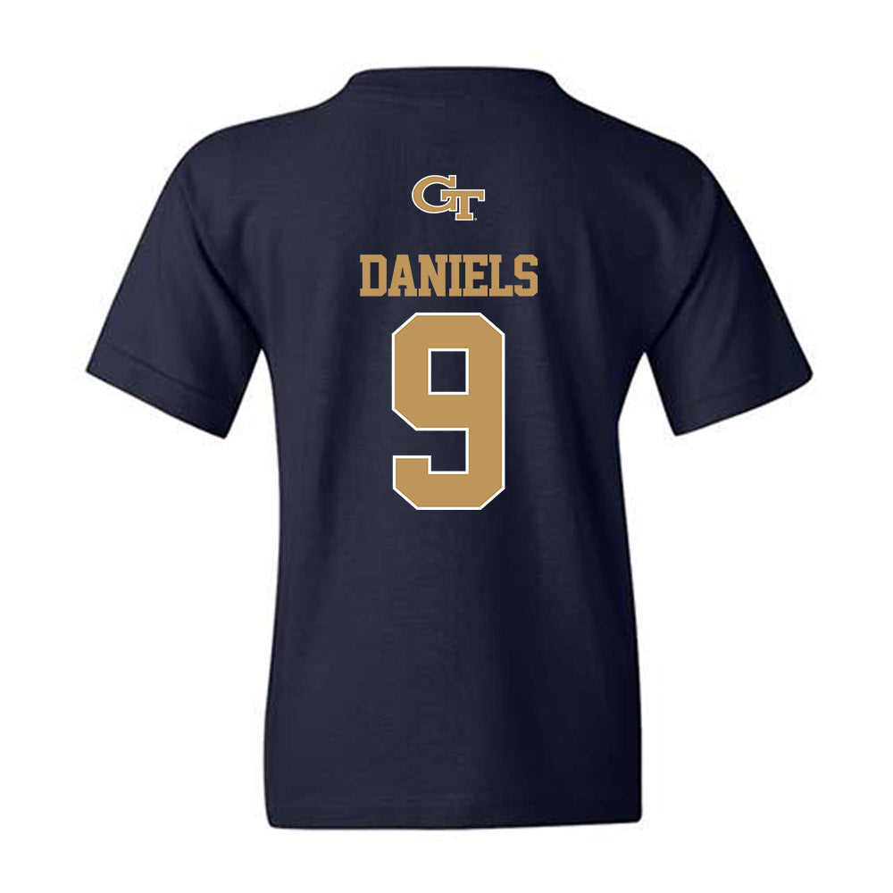 Georgia Tech - NCAA Football : Omar Daniels - Classic Shersey Youth T-Shirt-1