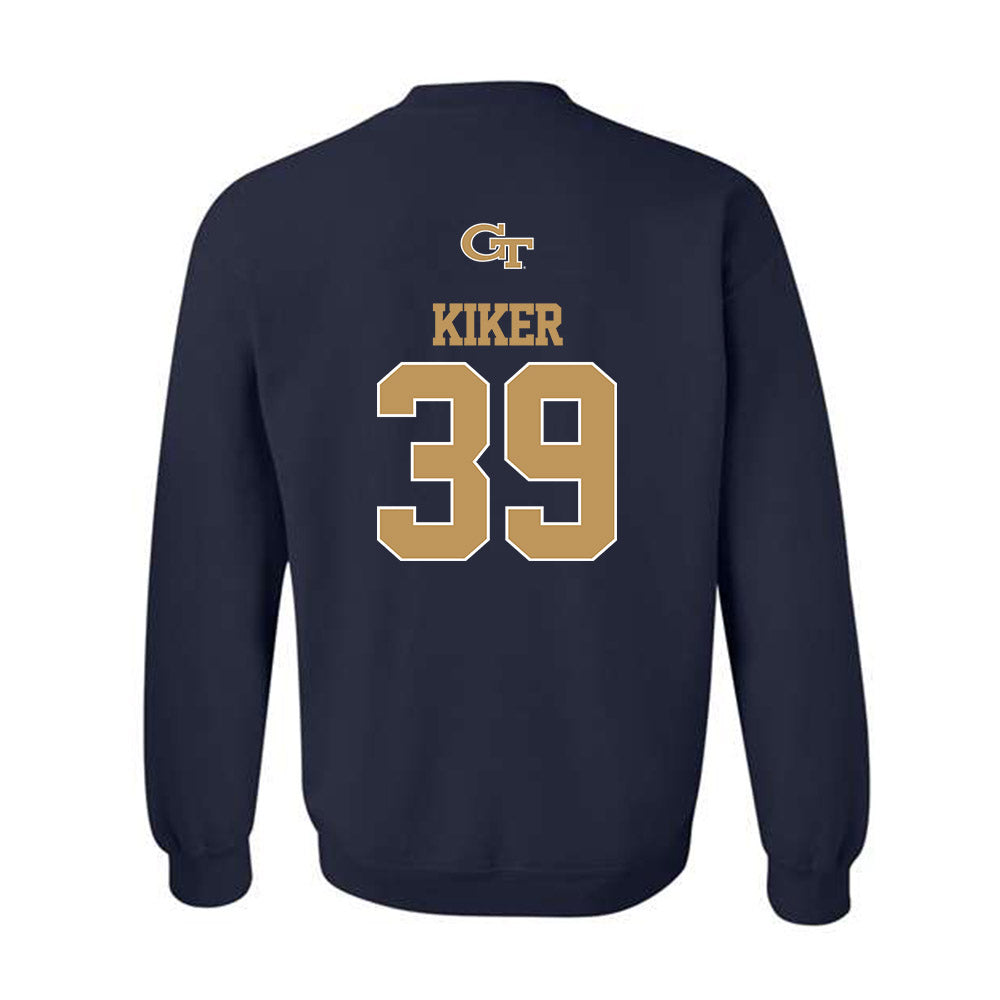 Georgia Tech - NCAA Football : Will Kiker - Classic Shersey Crewneck Sweatshirt-1